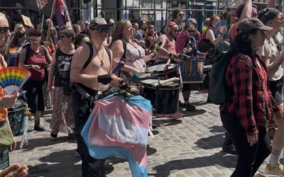 PRIDE 2026 in Edinburgh outside Corniche